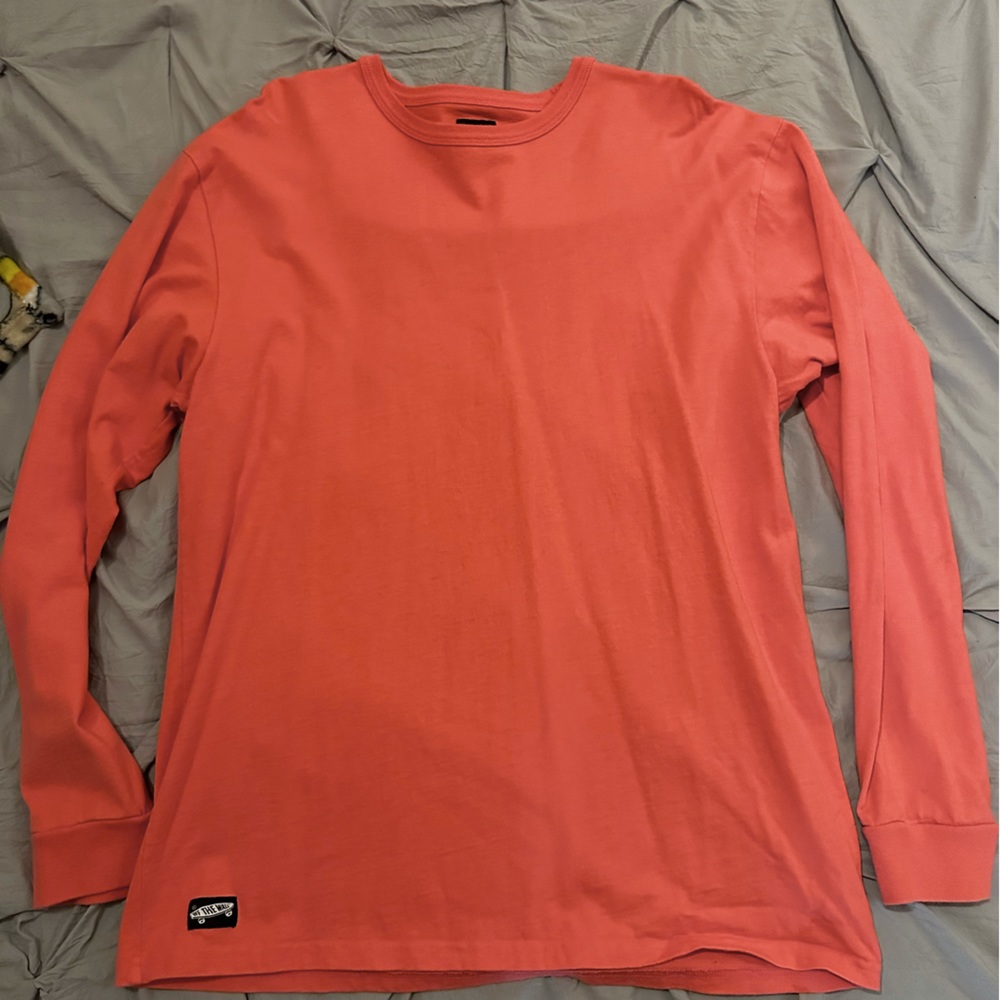 Men’s pink/ melon long sleeve by vans